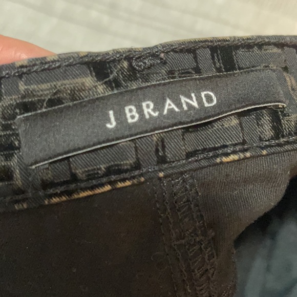 J Brand Wickwr Velvet Pattern Mid Rise Jeggings - Picture 8 of 8